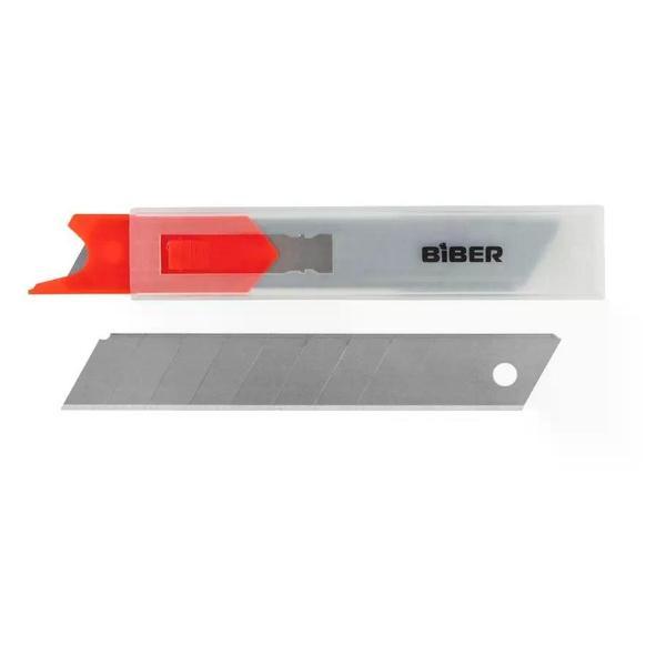 Изображение товара Нож монтерский NO NAME Запасные лезвия Biber 50318 Профи SK5 18 мм (10 шт)