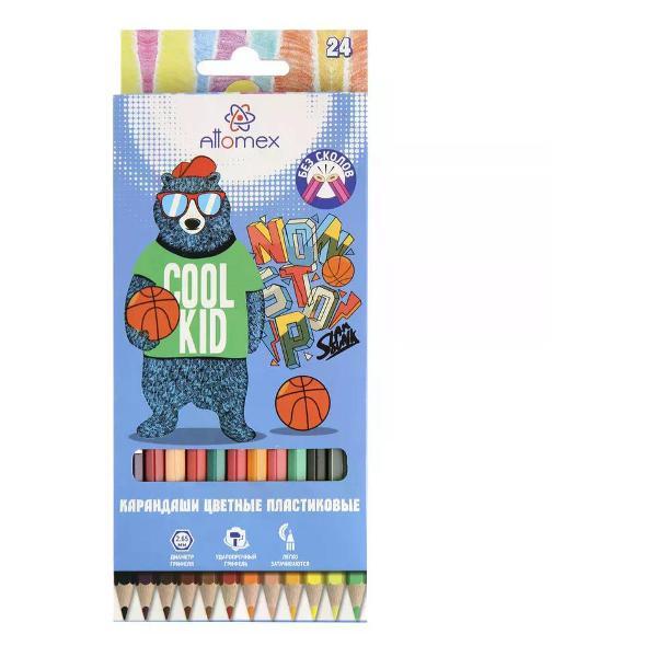 Изображение товара Карандаш ATTOMEX Карандаши цветные 24 цвета