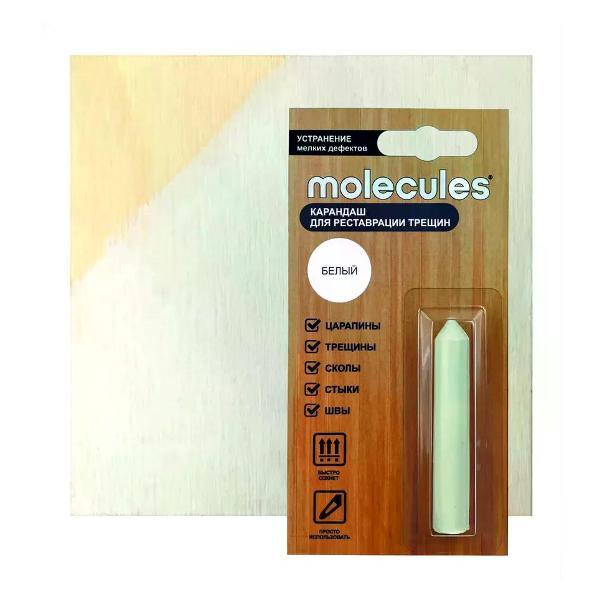 Изображение товара Гель для стирки molecules Карандаш для реставрации трещин белый 5.5 г