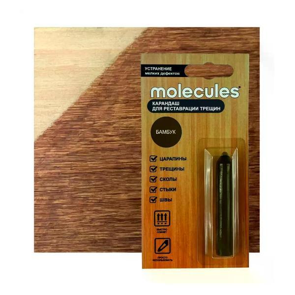 Изображение товара Гель для стирки molecules Карандаш для реставрации трещин бамбук 5.5 г
