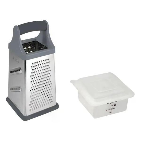 Изображение товара Терка Терка четырехгранная Steel нержавеющая сталь/силикон