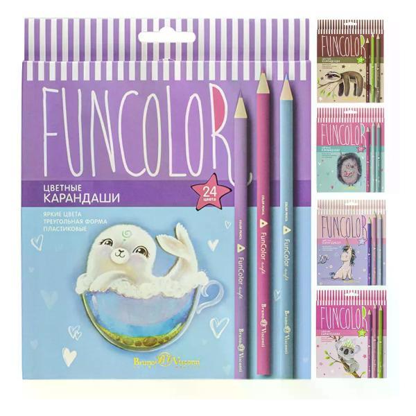 Изображение товара Карандаш BrunoVisconti Карандаши цветные 24 цвета