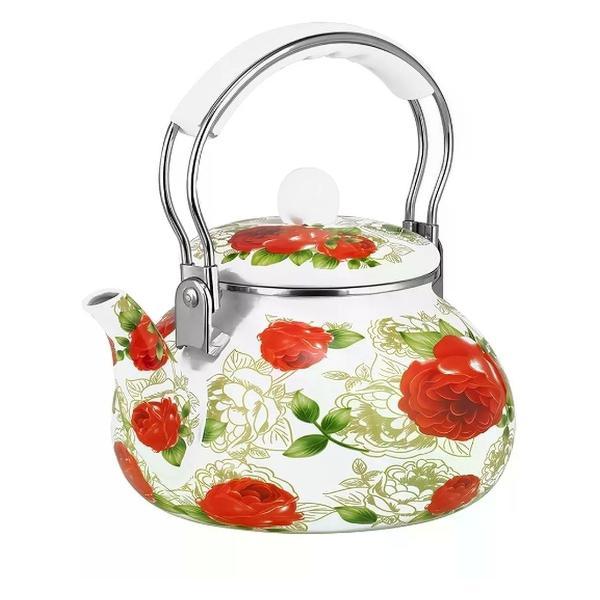 Изображение товара Чайник для плит Lara Эмалированный чайник