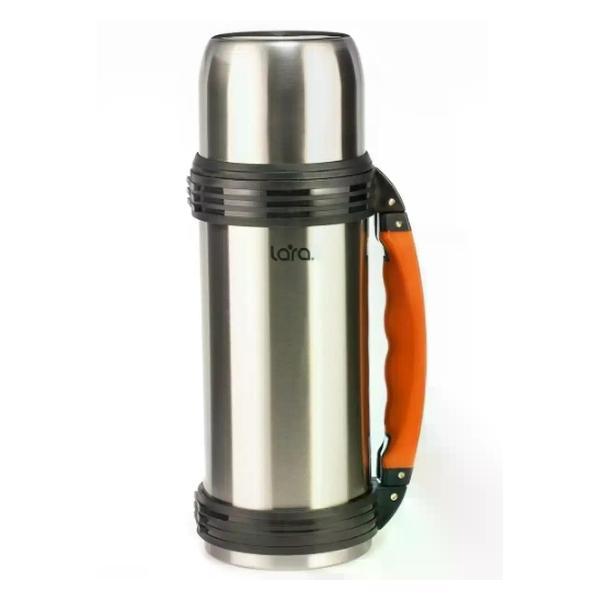 Изображение товара Термос Lara LR04-03 термос LARA 1.2л, ручка,кнопка