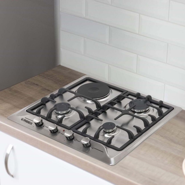 Изображение товара Встраиваемая газовая панель независимая Reex PG-631 Inox