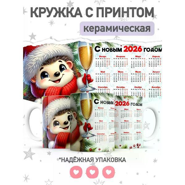 Изображение товара Кружка jojo print Новогодняя с принтом