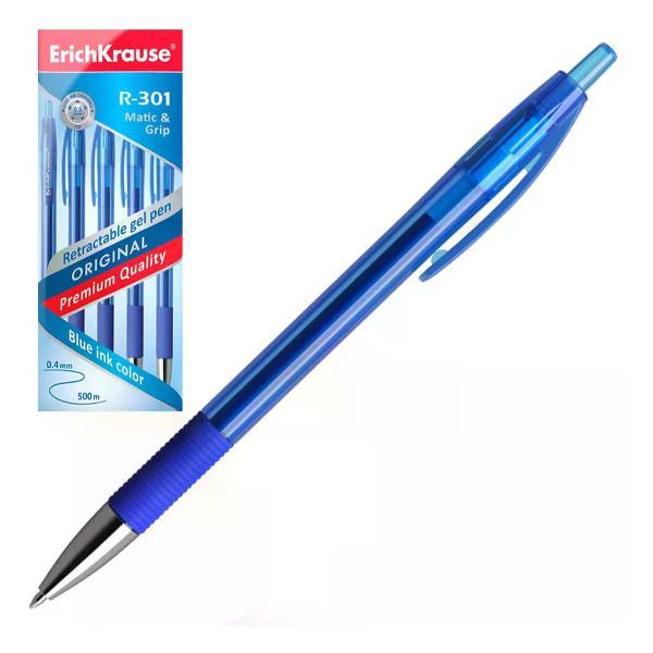 Изображение товара Ручка для письма NO NAME Гелевая ручка синяя автоматическая