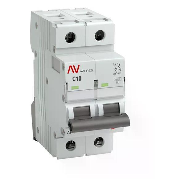 Изображение товара Автоматический выключатель EKF Выключатель автоматический 2п 6кА 10 А C