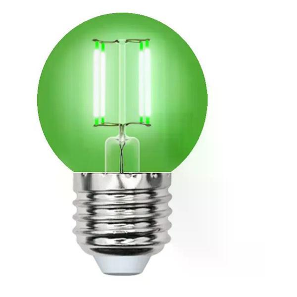 Изображение товара Умная лампочка Uniel Светодиодная лампа Air Color 5 Вт Е27/Р зеленая