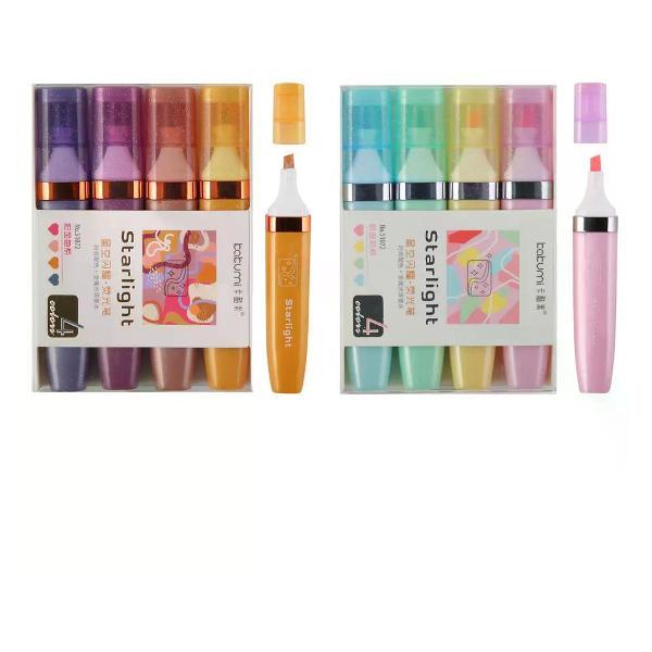 Изображение товара Маркер Hatber Набор перманентных маркеров 4 шт 1-5 мм