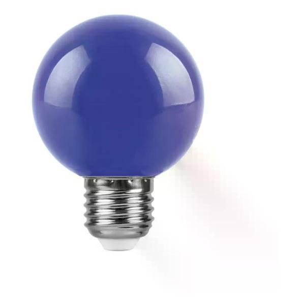 Изображение товара Умная лампочка NO NAME Светодиодная лампа шар 3 Вт E27 синяя матовая
