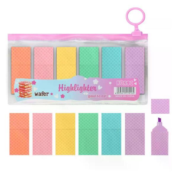 Изображение товара Маркер Hatber Набор перманентных маркеров 6 шт 1-4 мм