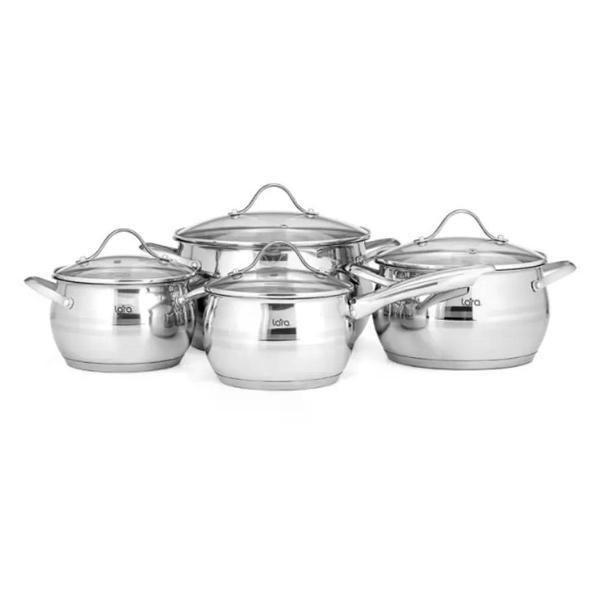 Изображение товара Набор посуды для приготовления Lara Набор посуды со стеклянными крышками