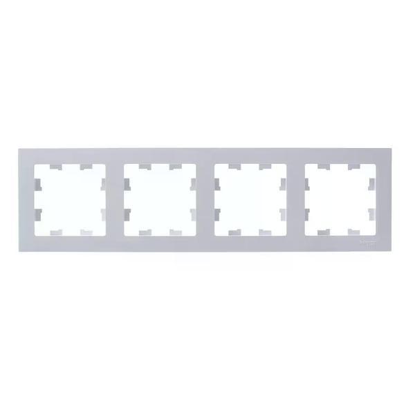 Изображение товара Рамка для выключателя Schneider Electric Рамка для розеток и выключателей 4 поста