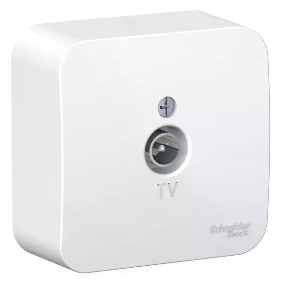 Изображение товара Умная розетка Schneider Electric Розетка телевизионная накладная