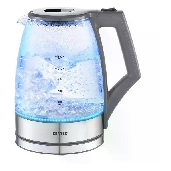 Изображение товара Электрочайник Centek Чайник электрический стеклянный Изображение товара Электрочайник Centek Чайник электрический стеклянный
