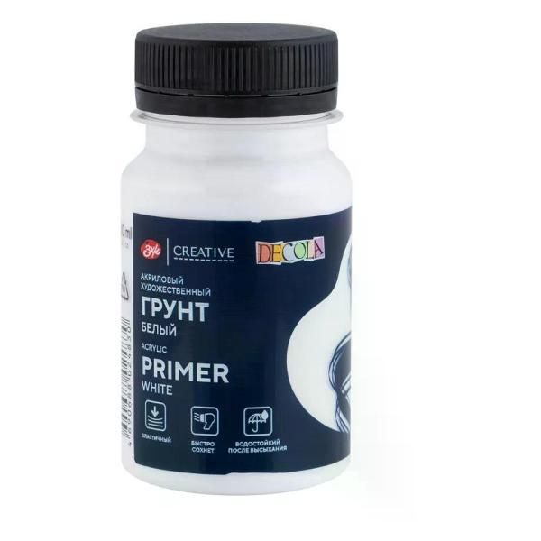 Изображение товара Грунт художественный Невская палитра Акриловый грунт 100 мл белый