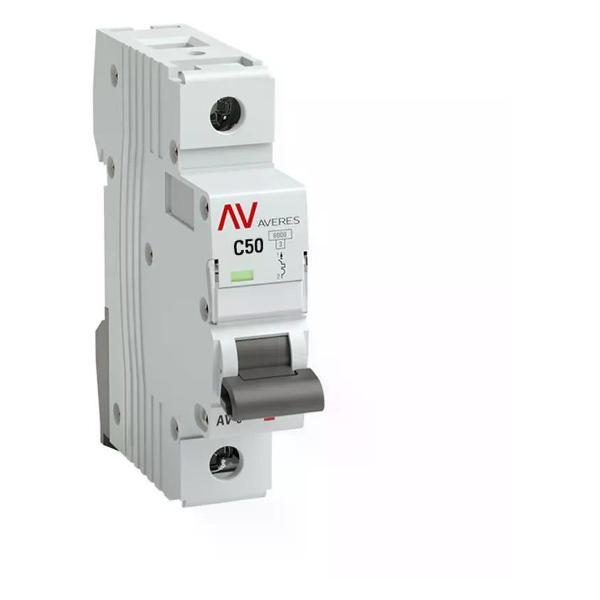 Изображение товара Автоматический выключатель EKF Выключатель автоматический 1п 6 кА 50 А C