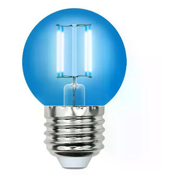 Изображение товара Умная лампочка Uniel Светодиодная лампа Air Color 5 Вт Е27/Р синяя