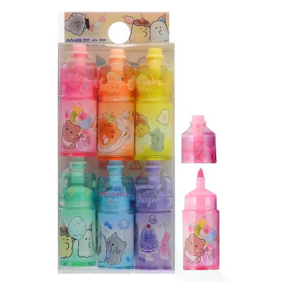 Изображение товара Маркер Hatber Набор перманентных маркеров 6 шт 1-4 мм