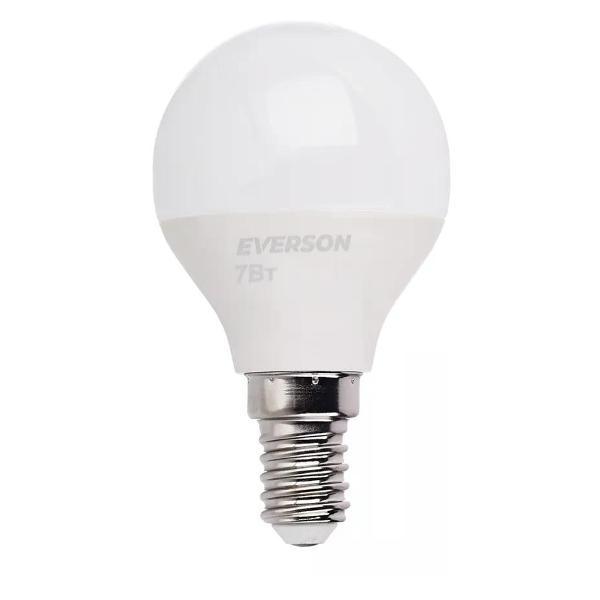 Изображение товара Умная лампочка EVERSON Светодиодная лампа 7 Вт Е14/P дневной свет