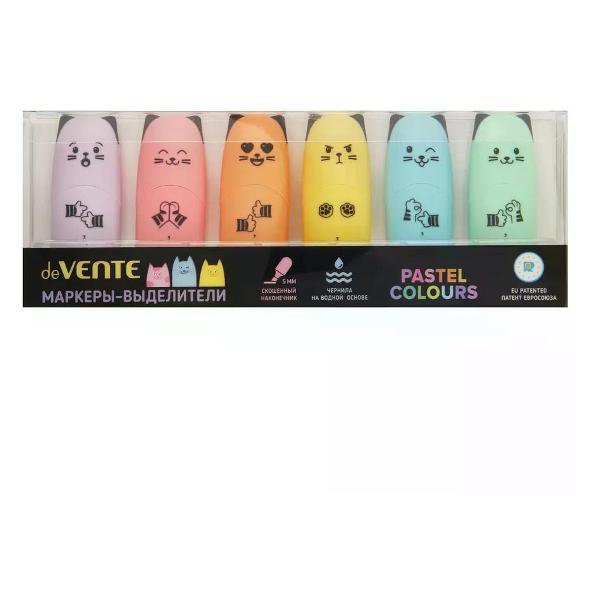 Изображение товара Маркер Hatber Набор перманентных маркеров 6 шт 1-5 мм