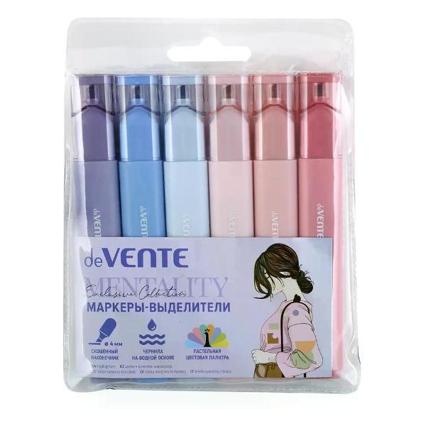 Изображение товара Маркер Hatber Набор перманентных маркеров 6 шт 1-4 мм