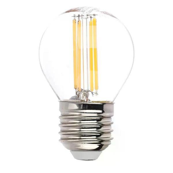 Изображение товара Умная лампочка EVERSON Светодиодная лампа 10 Вт Е27/Р филаментная теплый свет