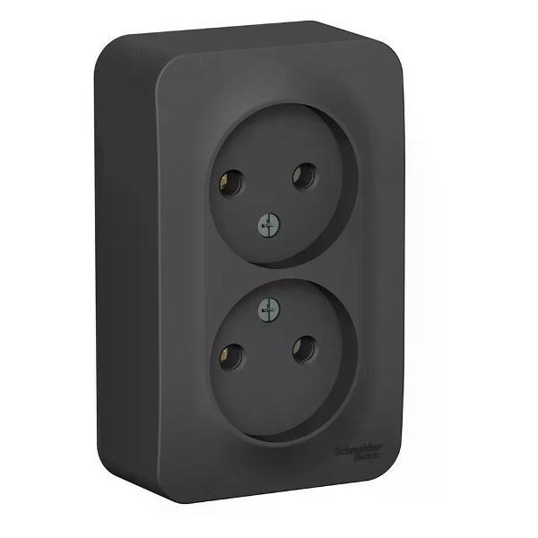 Изображение товара Умная розетка Schneider Electric Розетка двойная накладная