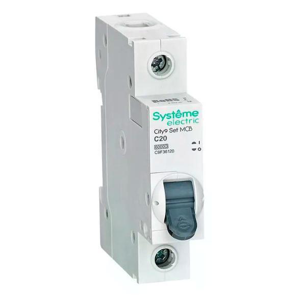 Изображение товара Автоматический выключатель Systeme Electric Выключатель автоматический 1п 6 кА 20 А C