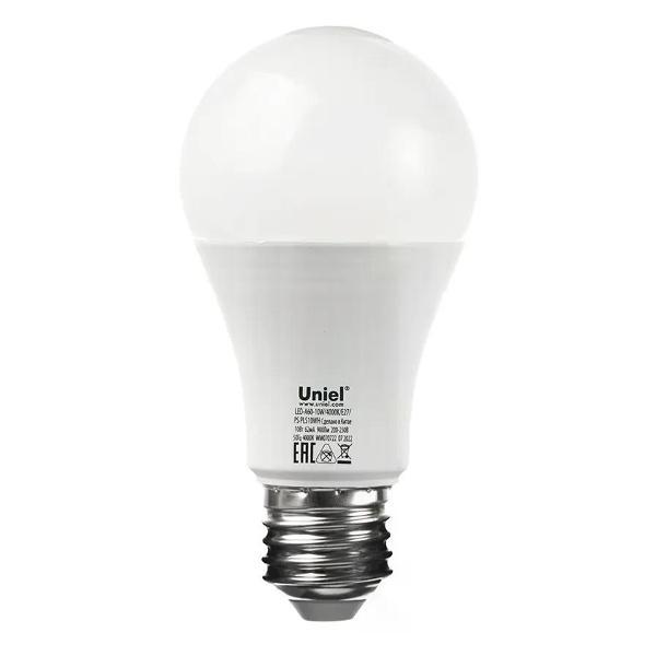 Изображение товара Умная лампочка Uniel Светодиодная лампа 10 Вт Е27/А с датчиком света