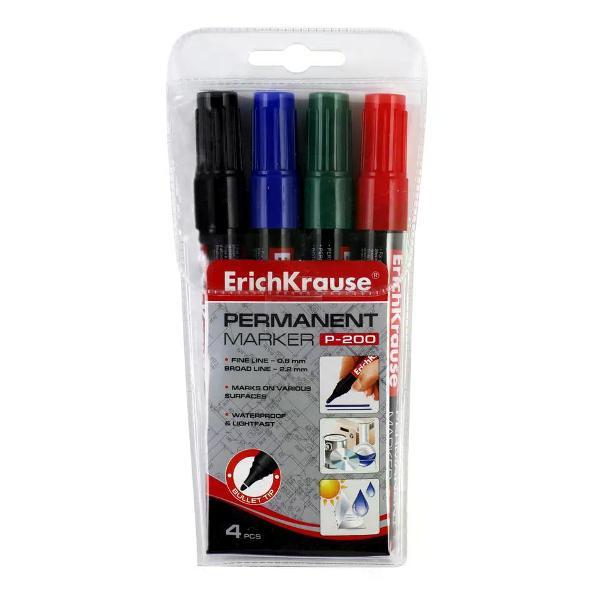 Изображение товара Маркер Hatber Набор маркеров перманентных 08-22 мм 4 шт