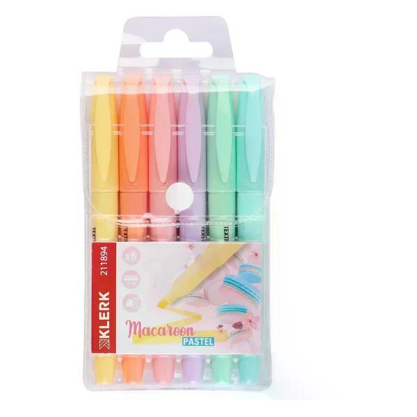 Изображение товара Маркер Hatber Набор перманентных маркеров 6 шт 1-5 мм