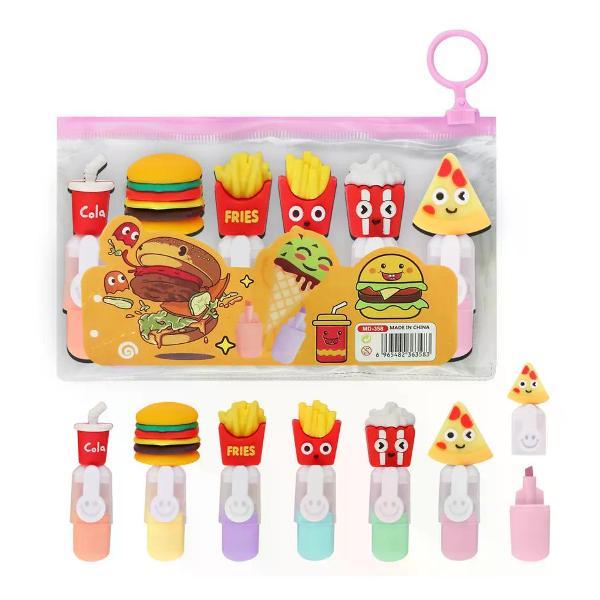 Изображение товара Маркер Hatber Набор перманентных маркеров 6 шт 1-4 мм