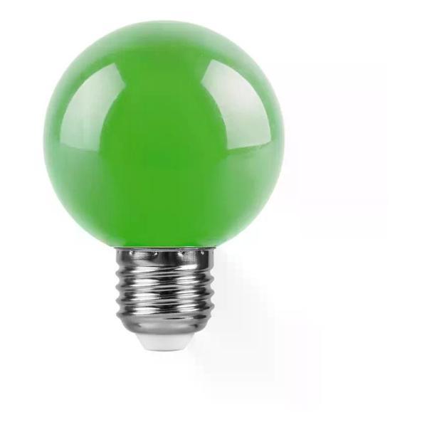 Изображение товара Умная лампочка NO NAME Светодиодная лампа шар 3 Вт E27 зеленая матовая
