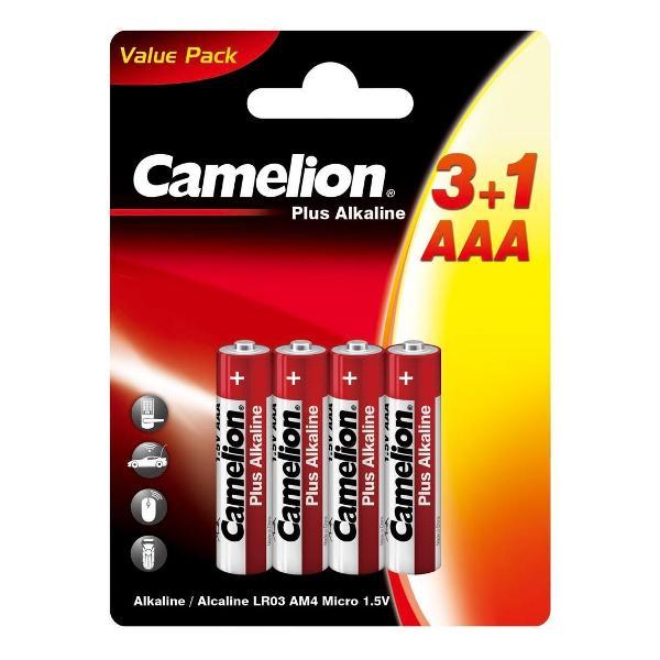 Изображение товара Батарея CAMELION 3+1LR03-BP Изображение товара Батарея CAMELION 3+1LR03-BP