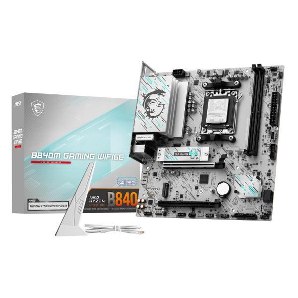 Изображение товара Материнская плата MSI B840M GAMING WIFI6E Изображение товара Материнская плата MSI B840M GAMING WIFI6E