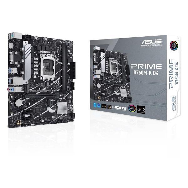 Изображение товара Материнская плата Asus PRIME B760M-K D4 Изображение товара Материнская плата Asus PRIME B760M-K D4