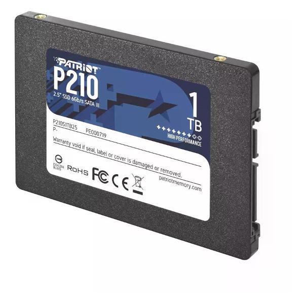 Изображение товара Внутренний диск SSD Patriot SATA-III 1TB P210S1TB25 P210 2.5" Изображение товара Внутренний диск SSD Patriot SATA-III 1TB P210S1TB25 P210 2.5"