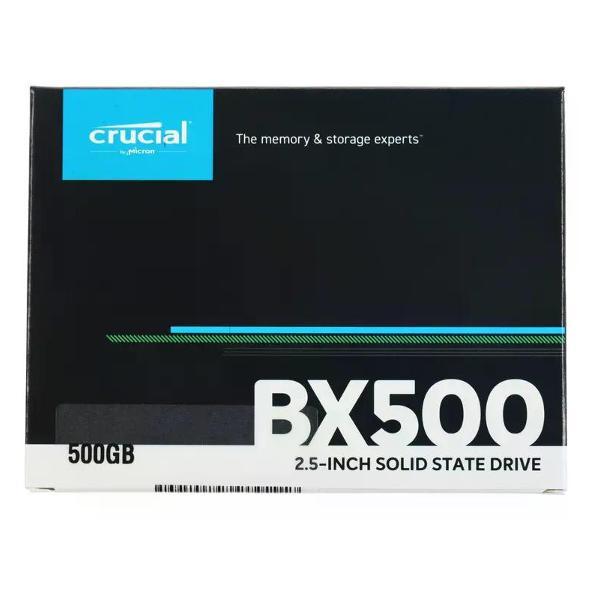Изображение товара Внутренний диск SSD Crucial SATA-III 500GB CT500BX500SSD1 BX500 2.5" Изображение товара Внутренний диск SSD Crucial SATA-III 500GB CT500BX500SSD1 BX500 2.5"