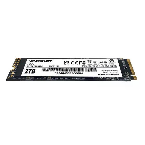 Изображение товара Внутренний диск SSD Patriot PCIe 3.0 x4 2TB P320P2TBM28 P320 M.2 2280