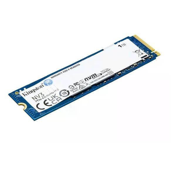 Изображение товара Внутренний диск SSD Kingston PCIe 4.0 x4 1TB SNV3S/1000G NV3 M.2 2280 Изображение товара Внутренний диск SSD Kingston PCIe 4.0 x4 1TB SNV3S/1000G NV3 M.2 2280