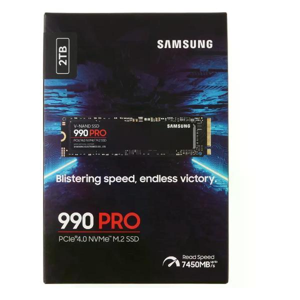 Изображение товара Внутренний диск SSD Samsung M.2 NVMe 990 PRO 2000 Гб MZ-V9P2T0BW