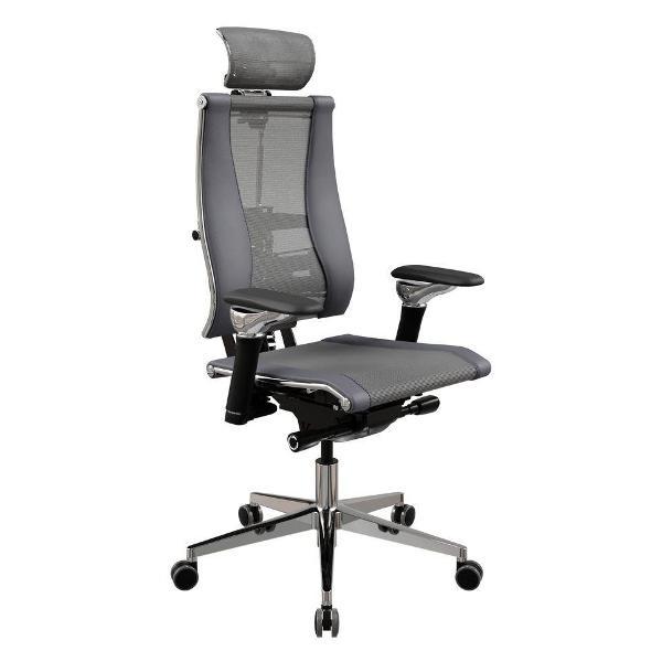 Изображение товара Кресло компьютерное Метта YOGA 4DF Gray Cardinal 6D Изображение товара Кресло компьютерное Метта YOGA 4DF Gray Cardinal 6D