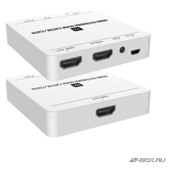 Изображение товара Цифровой HDMI AV-BOX CE-EX20B для передачи 4K сигнала по витой паре Изображение товара Цифровой HDMI AV-BOX CE-EX20B для передачи 4K сигнала по витой паре
