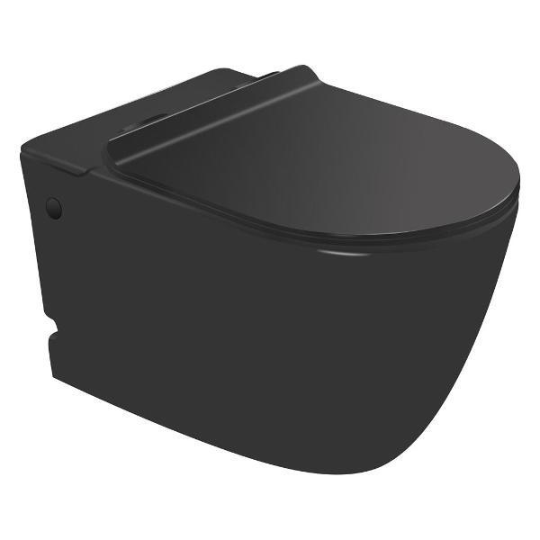 Изображение товара Унитаз SantiLine SL-5031MB безободковый с импульсным смывом
