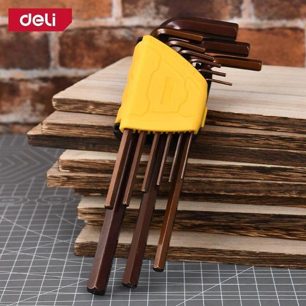 Изображение товара Набор ключей и головок Deli Tools DL230708G - высококачественный комплект Изображение товара Набор ключей и головок Deli Tools DL230708G - высококачественный комплект