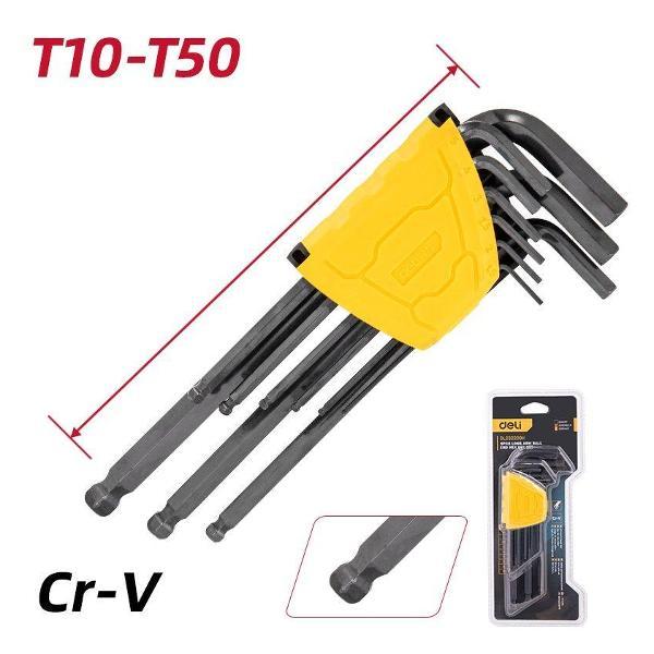 Изображение товара Набор ключей и головок Deli Tools DL234209H для ремонта Изображение товара Набор ключей и головок Deli Tools DL234209H для ремонта