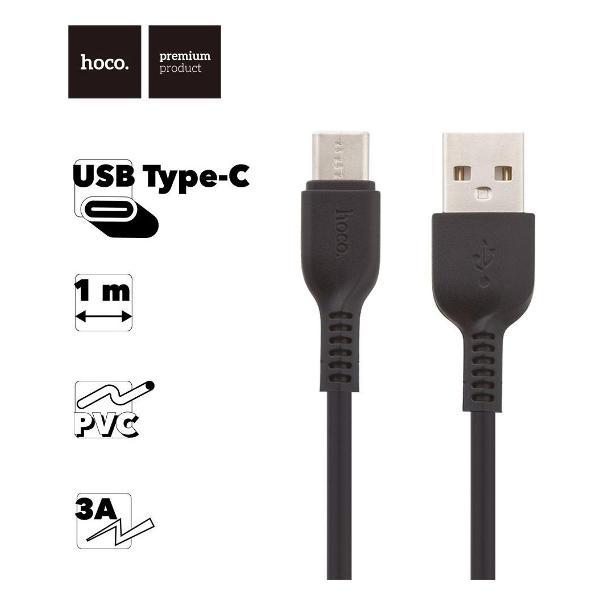 Изображение товара Кабель для смартфона, телефона Hoco X20 Flash Type-C, 3А, 1м, PVC