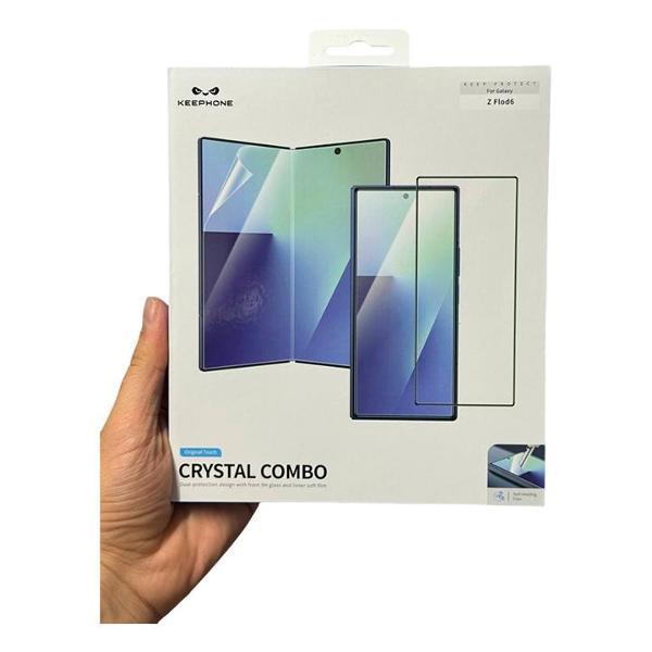 Изображение товара Защитное стекло для смартфона, телефона KEEPHONE на Samsung Galaxy Z TriFold прочное 9H, олеофобное высокой четкости Ultra HD, отпечаток пальца